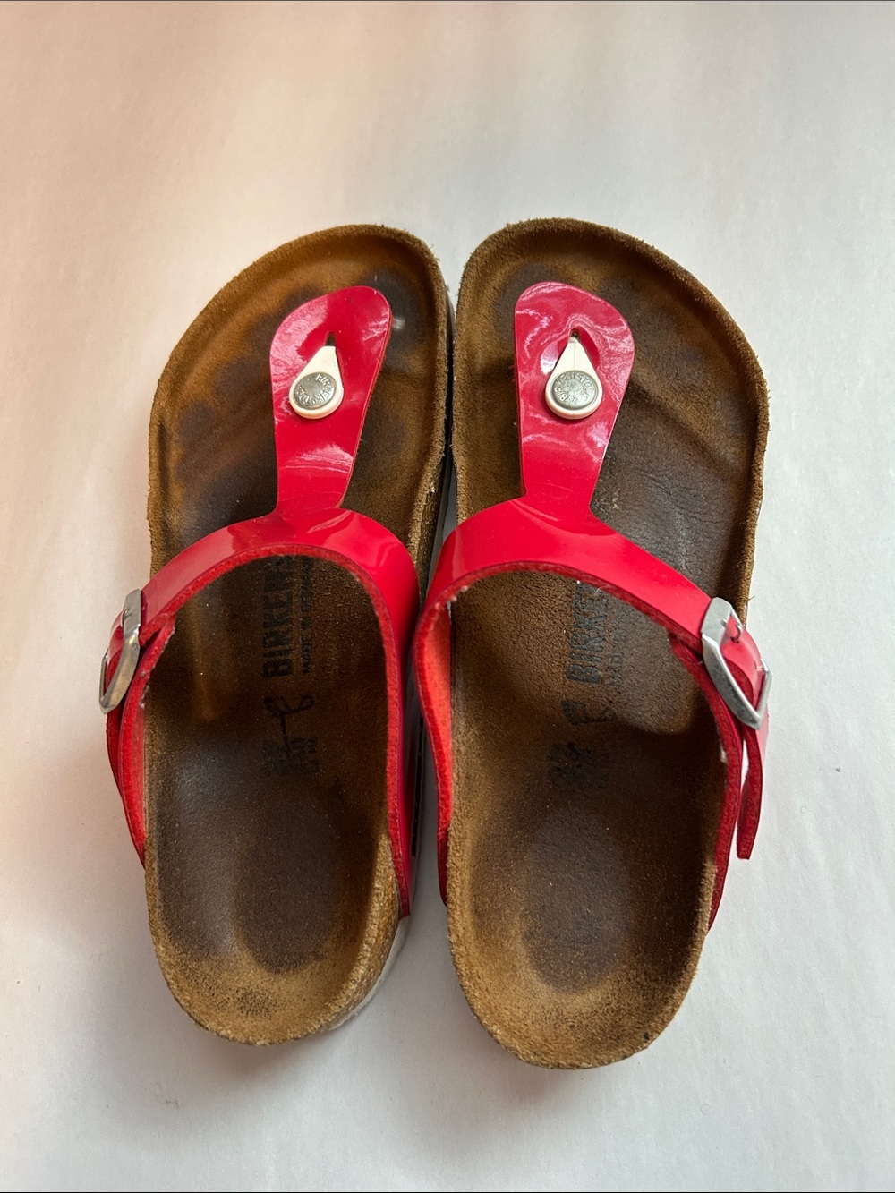 Birkenstock Gizeh Red Sandals